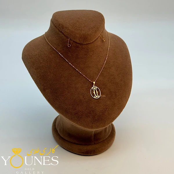 آویز لوگو کارتیر طلا لیزری